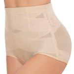GYDEK Tummy Control Shapewear Panties for Women High Waisted Body Shaper Underwear Girdle Panty Seamless Shapewear Beige, Medium