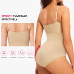 Nebility Shapewear Bodysuits Women Clothing Tummy Control Seamless Full Body Shaper Waist Trainer Jumpsuits Top(Beige,Small)