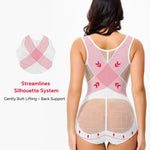 Nebility Shapewear for Women Tummy Control Bodysuit Faja Body Shaper Waist Trainer Snatched Corset Body Suit (XX-Large,White)