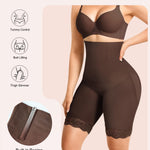 CYDREAM Shapewear for Women - High-Waisted Tummy Control Shorts Butt Lifting Panties Thigh Slimmer Faja Body Shaper Underwear (Brown, XX-Large)