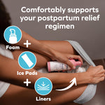 Dr. Talbot's Mom Postpartum Underwear - 8 Count - Size Large Disposable Panties for Postpartum Care - Gray
