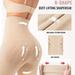 ForeverShaper Tummy Control Shapewear for Women, Seamless High Waisted Shapewear Shorts Butt Lifting Thighs Slimmer for Under Dress