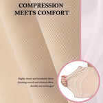 SHAPSHE Waist Trainer for Women Workout Corset Cincher Shapewear Zipper Underbust Faja Body Shaper Tan 3XL
