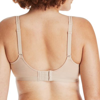 Hanes Women's X-Temp Foam Wirefree Bra, Nude, Large