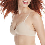Hanes womens Oh So Light Foam Comfortflex Fit Wirefree Mhg521 Bra, Nude, Medium US