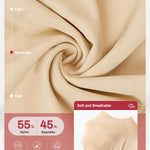 Nebility Full Body Shapewear Bodysuits for Women Tummy Control Body Shaper Open Bust Mid-Thigh Body Suit