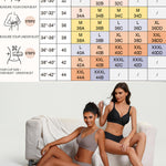 Showyoo Women's Wireless Bras Seamless Full Coverage Bralette No Underwire Comfort T-Shirt Bra with Lace Panel Insert Gray S