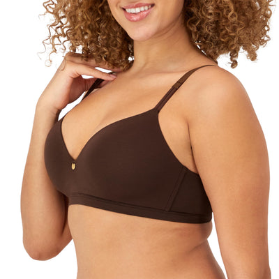 Maidenform Women's Wireless T-Shirt Bra, Everyday Luxe T-Shirt Bra, Wireless Convertible Bra