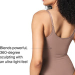 SPANX SPANXsculpt Power Series Thong Bodysuit - Soft, Seamless Shapewear for Women - Adjustable Straps - Snap Closure