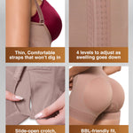 Sonryse Stage 2 faja Tummy Tuck Compression Garment | Faja Body Shaper Shapewear for Women | Fajas Colombianas Moldeadoras Cocoa S