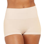 SPANX SPANXshape Everyday Shaping Boyshort - Comfortable Core Control Shapewear Underwear - Invisible Under Clothes - No-Show - Soft Nude - Medium