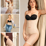 Nebility Open Bust Shapewear Bodysuit for Women - Full Body Shapewear Faja Body Shaper Tummy Control Girdle