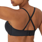 Bali Women's Minimizer Strapless Bra, Lilyette Seamless Underwire Minimizer Bra, Wide Convertible Straps, No Slip