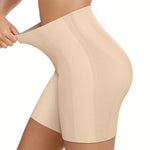 OEAK Tummy Control Shapewear for Women Seamless Girdle High Waisted Body Shaper Underwear Panty Smooth Under Dress Shapewear Nude Shorts M