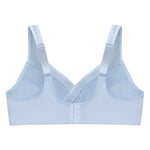 Glamorise Full Figure Plus Size MagicLift Minimizer Bra Wirefree #1003 Light Blue