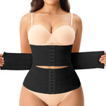 Gotoly Waist Trainer for Women Corset Shapewear Tummy Control Faja Body Shaper Postpartum Segmented Waist Cincher(Black,Large)
