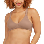 SPANX Smooth Bra-Llelujah! Unlined Bralette - Comfortable Support - Wire-Free Bra - Hosiery Back Smoothing - Dig-Free Straps - Cafe Au Lait - Medium
