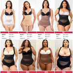 Nebility Shapewear for Women Tummy Control Bodysuit Faja Body Shaper Waist Trainer Snatched Corset Body Suit (Medium,Black)