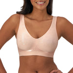 Bali womens Comfort Revolution Comfortflex Fit Wireless Df3484 Bra, Light Buff Aztec, Medium US