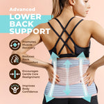 MOOIMOM Coolweave Postpartum Belly Band for C-Section Recovery Belt, Breathable Maternity Abdominal Binder with Ergonomic Back Support, Adjustable Belly Wrap for Post Surgery Waist & Core Support