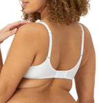 Maidenform Womens Comfort Devotion Underwire Bra, Full Coverage Convertible T-shirt Bras, White, 36B US