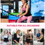 Gotoly Waist Trainer Corset for Weight Loss Sport Body Shaper Tummy Fat Burner(M Fits 24.4-27.5 Inch Waistline, Black)