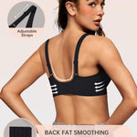 OEAK Womens Deep V Bras Wireless Comfortable Bra Supportive No Underwire Bras Tshirt Push Up Bralettes Plunge Seamless Bra Black M