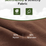 INNERSY Women's Slip Shorts for Under Dresses High Waisted Shorts 3-Pack(Black/Cafe/Light Beige,Large)