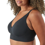 Bali Women's Wireless Bra, Comfort Revolution Modern Seamless Bra, Flex-to-Fit Wirefree Bra Black