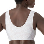Bali womens Comfort Revolution Easylite Seamless Wireless Df3491 Bra, White Print, Large US