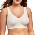 Hanes Women's Wireless Bra, Smooth Comfort Full-Coverage T-Shirt Bra, Single or 2-Pack