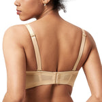 HSIA Strapless Bras for Women Large Bust Non Slip Full Coverage Underwire Supportive Multiway Strapless Bra Plus Size Light Beige
