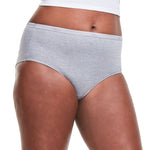 Hanes Women's Panties Pack, 100% Cotton Underwear, Moisture-Wicking Underwear, Ultra-Soft and Breathable, Tagless Multipack
