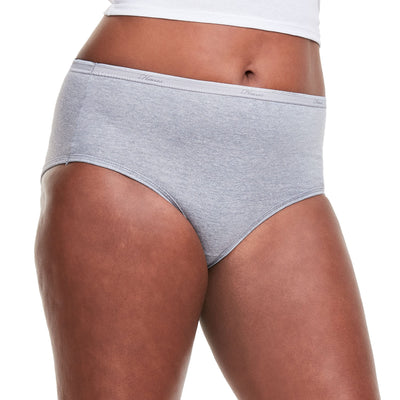 Hanes Women's Panties Pack, 100% Cotton Underwear, Moisture-Wicking Underwear, Ultra-Soft and Breathable, Tagless Multipack