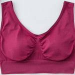 Hiking Gril Women's Comfort Wirefree Bralette Unpadded Sleep Yoga Bra 9pk XXL
