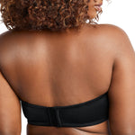 Bali Womens One Smooth U Strapless Bra, Ultimate Stay in Place, 7-Way Multiway Underwire Full Coverage Bra, Black, 36C US