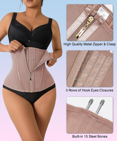 GainKee Waist Trainer for Women Tummy Control Workout Waist Cincher Corset Shapewear Body Shaper