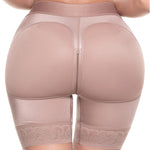 Sonryse TR71BF Tummy Control High Waisted Butt Lifter Firm Shapewear Shorts for Women Faja Colombiana Reductora de Abdomen y Cintura para Mujer Cocoa L