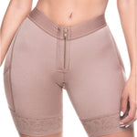 Sonryse TR70ZF High Waisted Shapewear Shorts Girdle Tummy Control for Women Calzones Fajas Colombianas Reductoras y Moldeadoras para Mujer Cocoa M