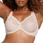 Lilyette womens Microfiber Minimizer Bra, Paris Nude, 38D US