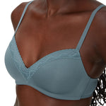 Maidenform Women's Wireless Bra, Modern Demi Wireless T-Shirt Bra, Convertible Bra for Women, 2-Pack
