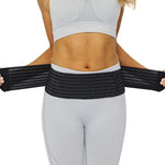 NeoTech Care 3-in-1 Maternity Pregnancy Support, Postpartum Belly Wrap & Pelvis Belt/Brace/Band (Black, Medium Size)