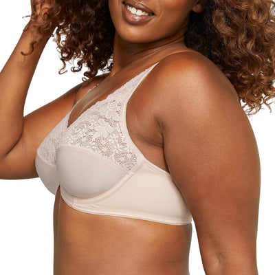 Lilyette womens Microfiber Minimizer Bra, Paris Nude, 38D US