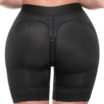 Sonryse TR71BF Tummy Control High Waisted Butt Lifter Firm Shapewear Shorts for Women Faja Colombiana Reductora de Abdomen y Cintura para Mujer Black L