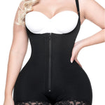 Sonryse 096 Colombian Faja Post Surgery Compression Shapewear Garment After Liposuction for Women Colombian Postpartum Shapewear Black L