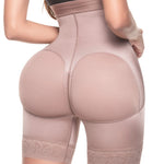 Sonryse TR73ZF High Waisted Shorts FUPA Control Shapewear for Women Chores Fajas Colombianas Reductoras y Moldeadoras para Mujer Cocoa S
