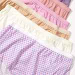 JUST MY SIZE Women's Plus Size Cool Comfort Cotton High Brief 6-Pack, Assorted, 11 (16156C)