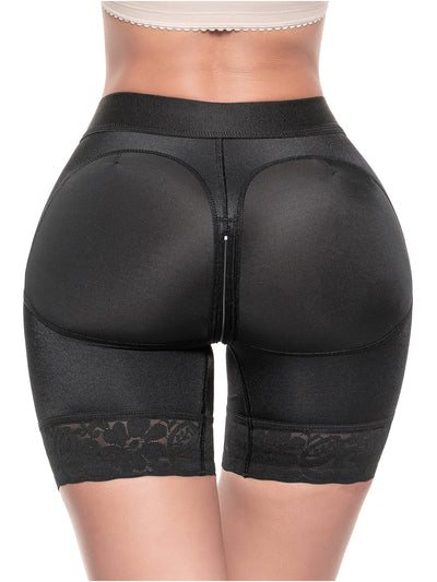 Sonryse TR70ZF High Waisted Shapewear Shorts Girdle Tummy Control for Women Calzones Fajas Colombianas Reductoras y Moldeadoras para Mujer Black 3XL