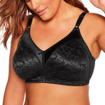 Bali Women's Double Support Spa Closure Wire-Free Bra, Black, 38C
