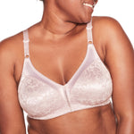 Bali Womens Double Support Wireless Bra, Lace With Stay-in-place Straps, Full-coverage Full Coverage Bra, Gloss, 38C US